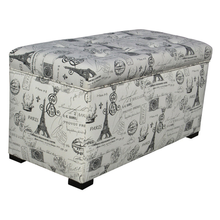 Sole Designs Angela Collection Bedroom Entryway Storage Trunk 8 Button Tufted - Diamond Home USA