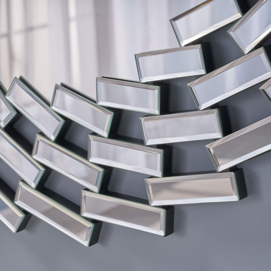 Christopher Knight Home Lileas Glam Wall Mirror Clear - Diamond Home USA