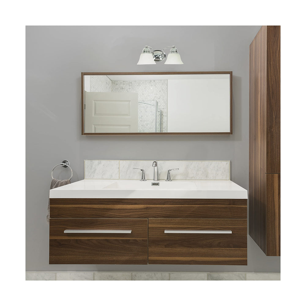 NUVO 60/337 Two Light Vanity 1 Chrome - Diamond Home USA