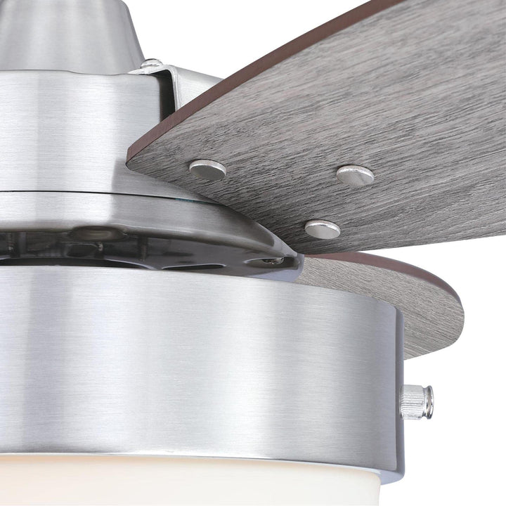 Westinghouse Alloy Ceiling Fan 42-Inch Brushed Nickel w/Weathered Oak Blades - Diamond Home USA