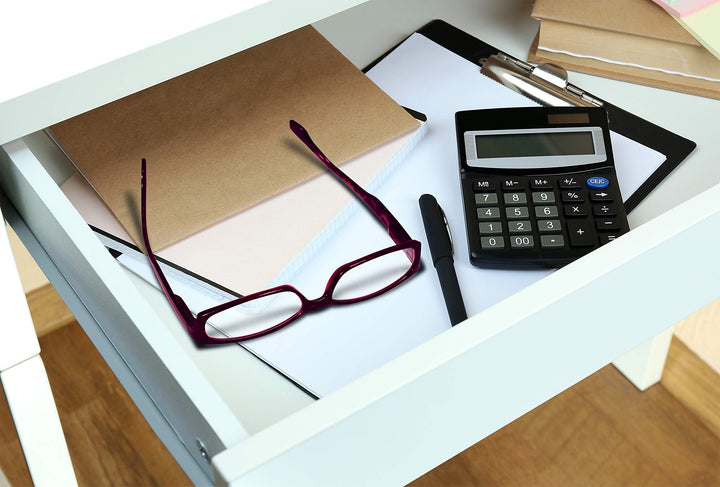 Boost Eyewear 6 Pack Reading Glasses Modern Fashion Frames for Women and Men - Diamond Home USA