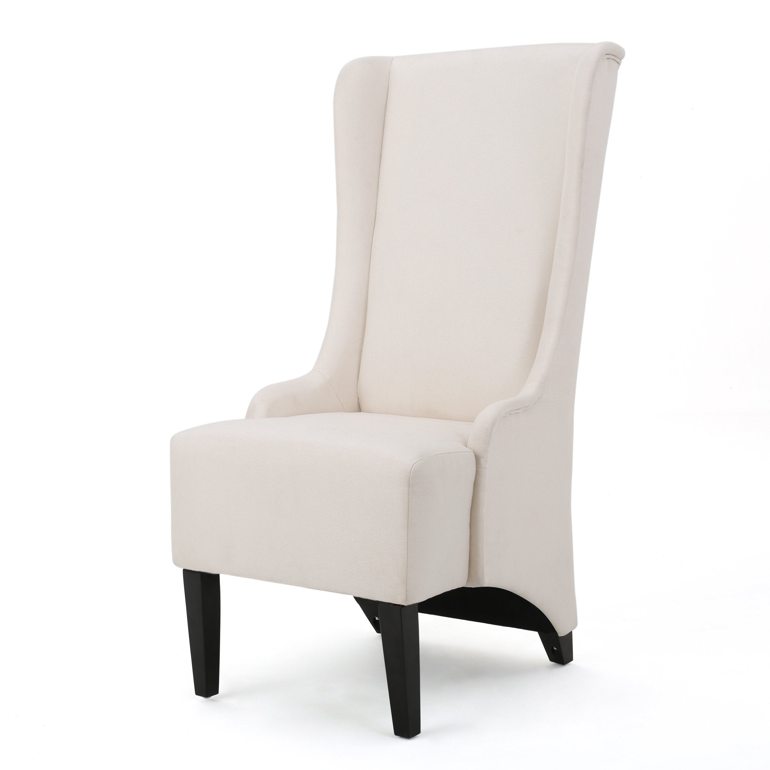 Christopher Knight Home Callie Fabric Dining Chair, Beige, 23.25" x 28.75" x 46.25"
