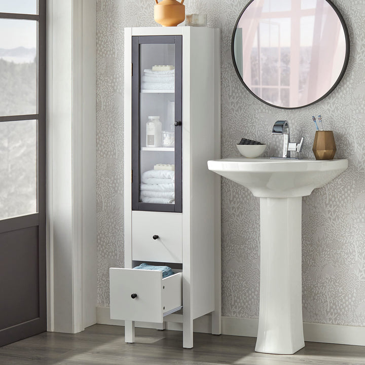 Lifestorey Radiance Linen Cabinet - Diamond Home USA