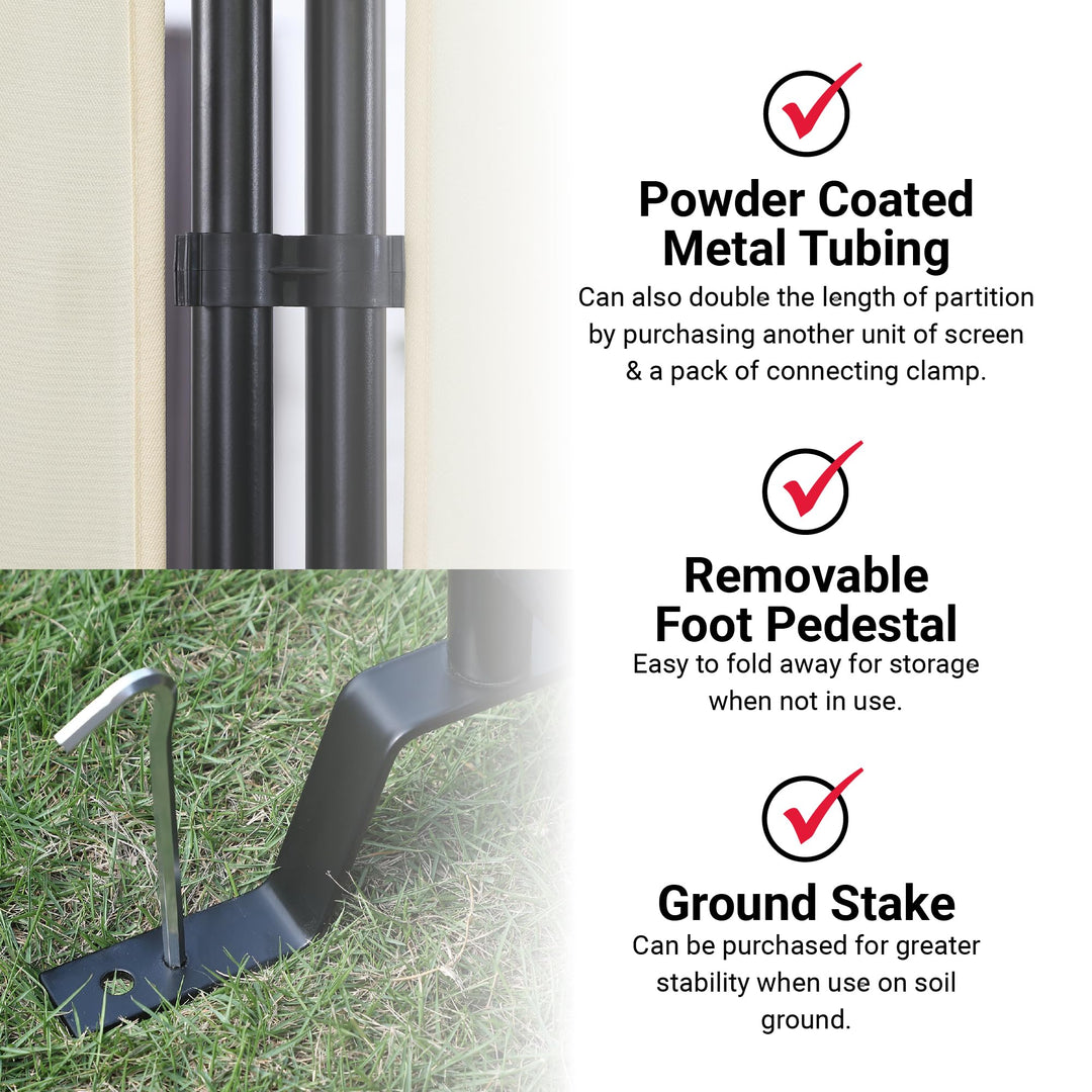 Galaxy Section Divider Water Repellent Fabric Room Divider