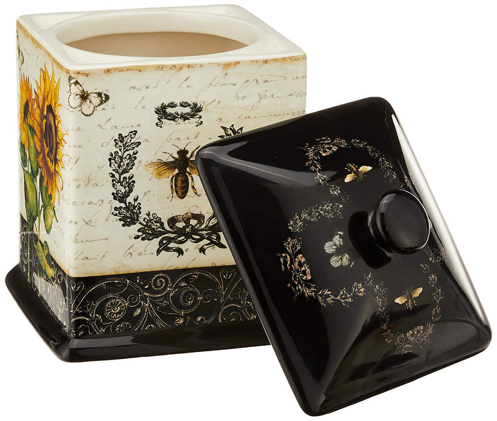 Certified International 3 Piece French Sunflowers Canister Set 56 oz/60 oz/96 oz - Diamond Home USA