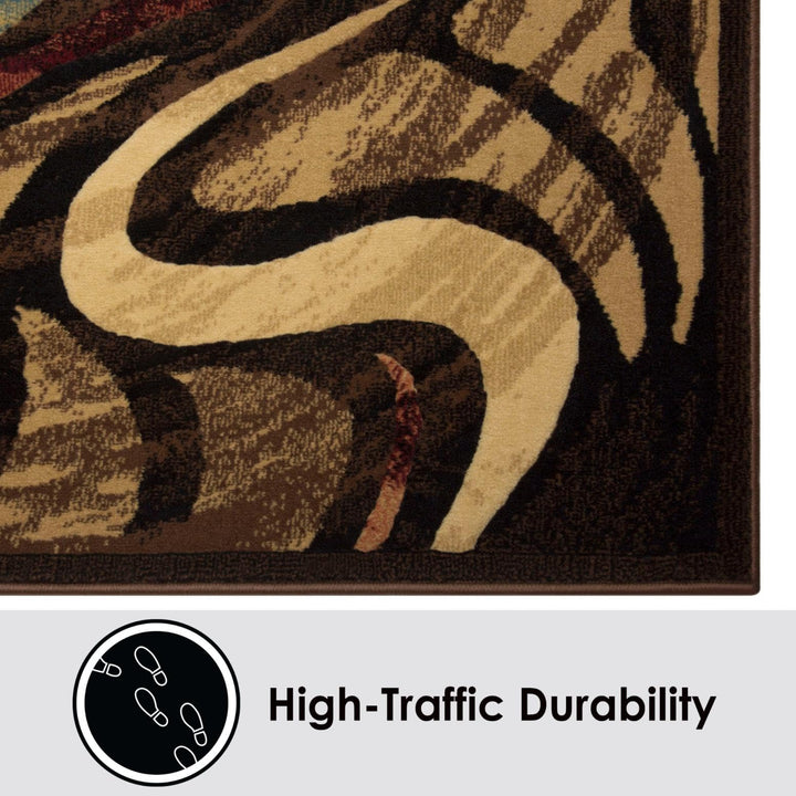 Home Dynamix Catalina Picasso Contemporary Artistic Swirl Area Rug 1 ft 9 in x 6 1'9"x6'9" - Diamond Home USA