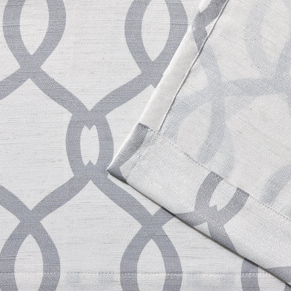 2 Piece Inch Diamond Curtains Panel Pair Set Dark
