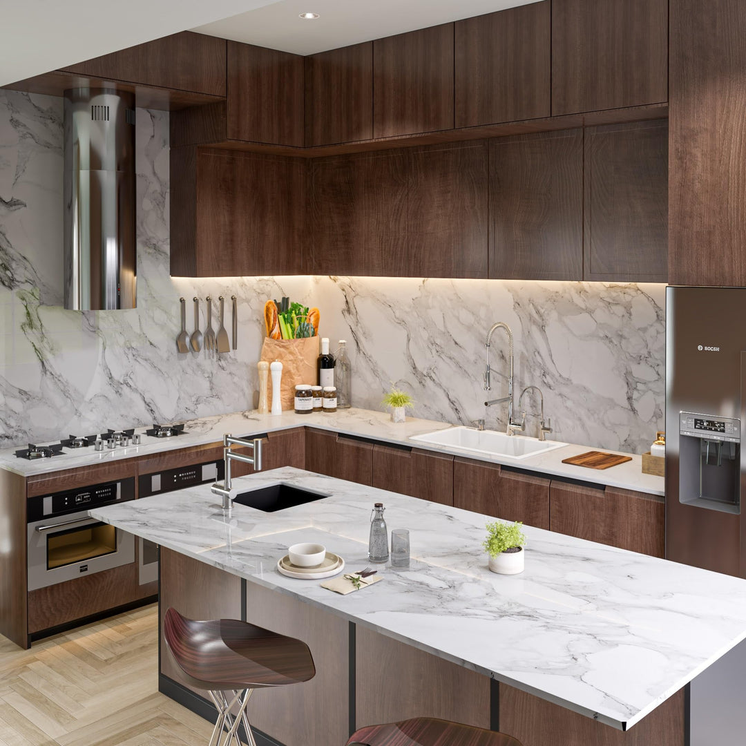 ALFI brand AB3020DI-W Drop-In Single Bowl Granite Composite Kitchen Sink 30" - Diamond Home USA