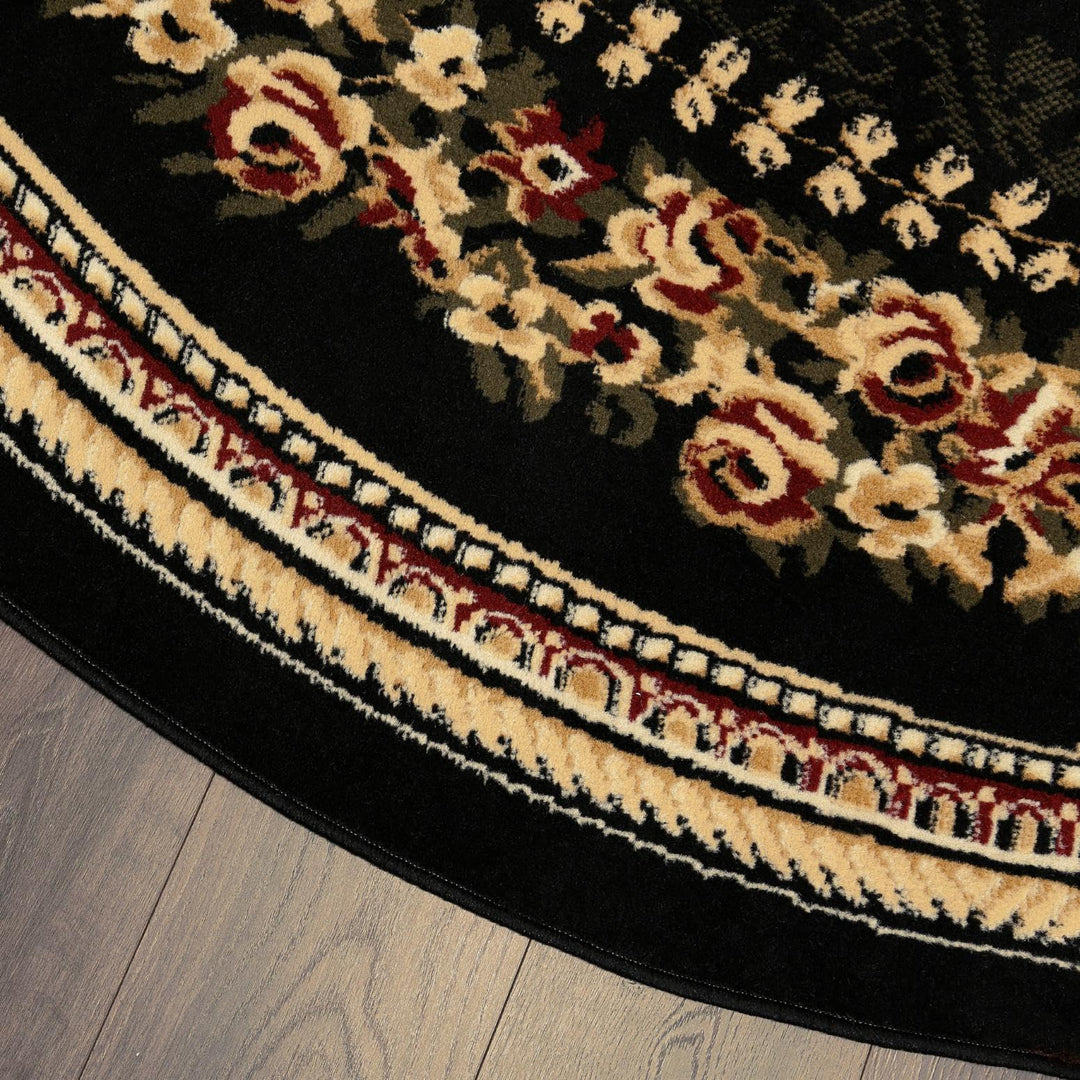 Home Dynamix Optimum Athens Area Rug 7'10" Round Updated Oriental Medallion - Diamond Home USA