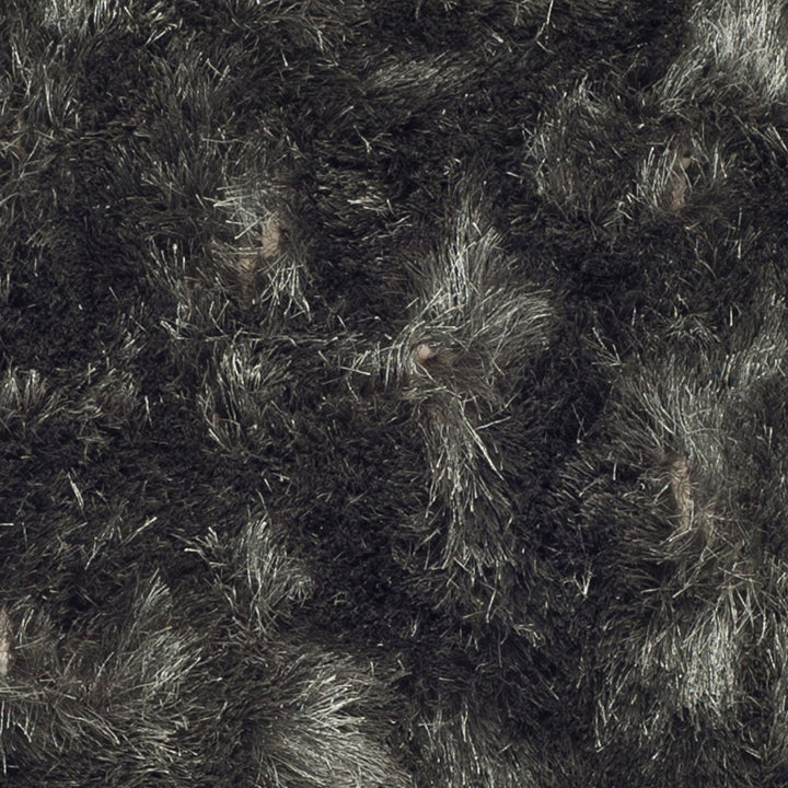 SAFAVIEH Paris Shag Collection Accent Rug - 2' x 3' Titanium Handmade Silken - Diamond Home USA