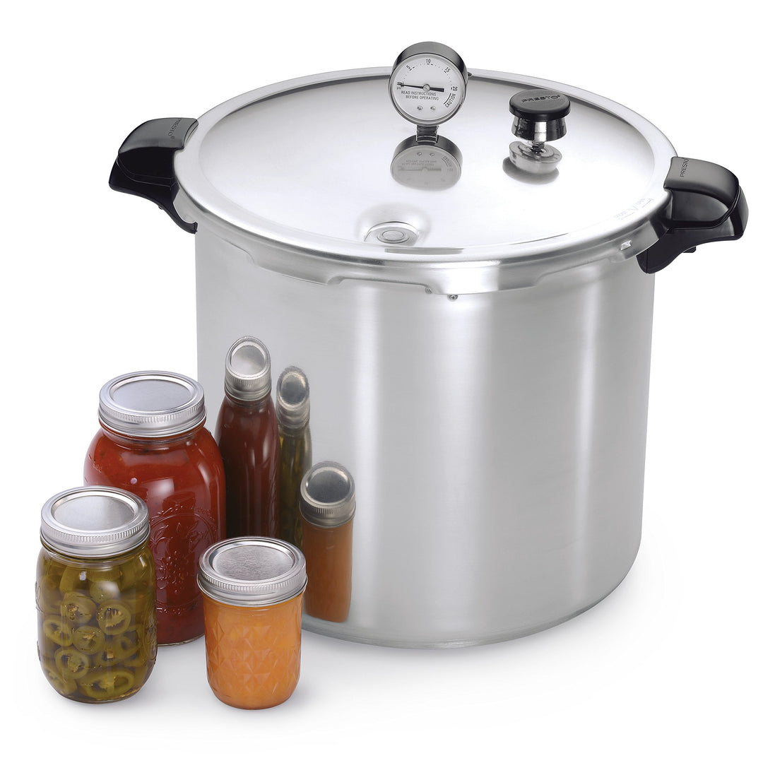 Presto 01781 Pressure Canner and Cooker 23 qt Silver - Diamond Home USA