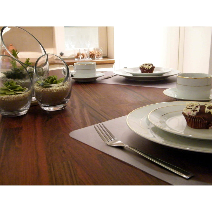 Place Mats Pack of 4 tangular Size 12" X 18" 1' 1'6" Clear Casual Classic - Diamond Home USA