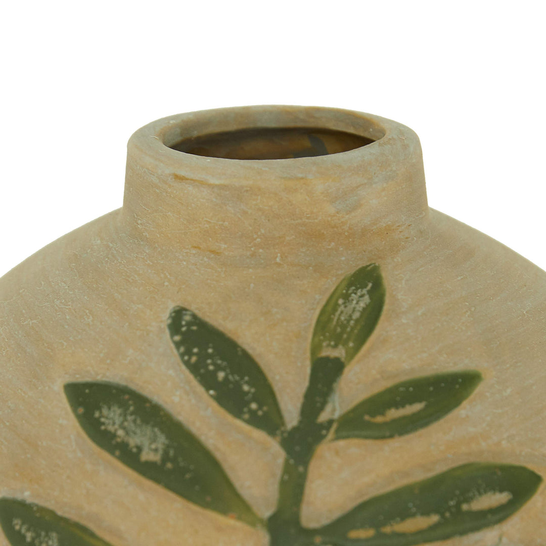 Tan Ceramic Natural Vase 10 X 7 10round Traditional - Diamond Home USA