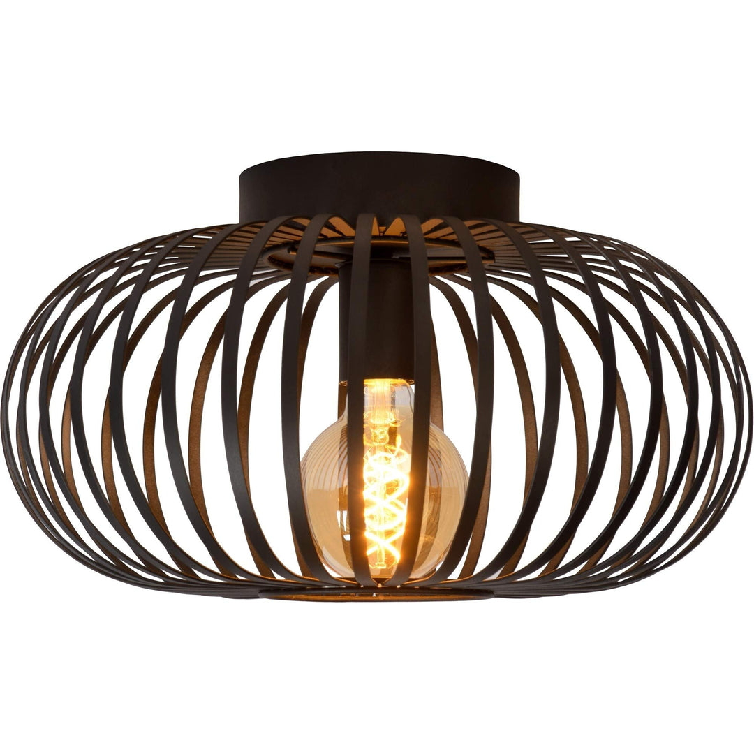 Black Ceiling Fixture - Mid-Century Modern Metal - Diamond Home USA