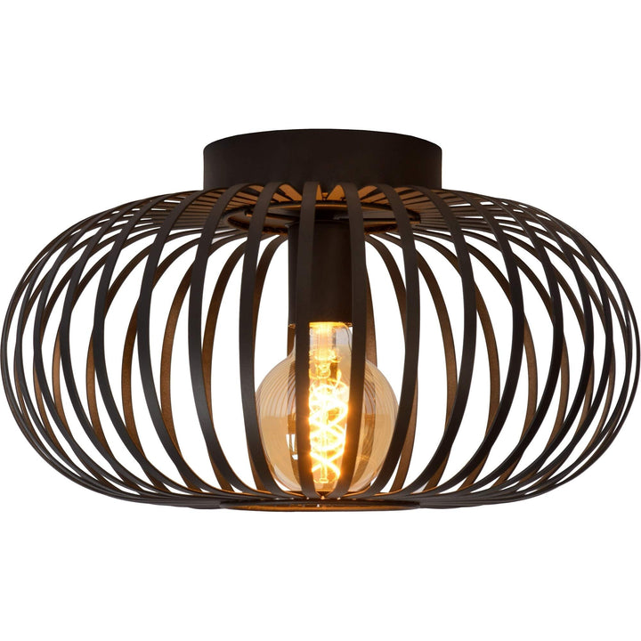 Black Ceiling Fixture - Mid-Century Modern Metal - Diamond Home USA