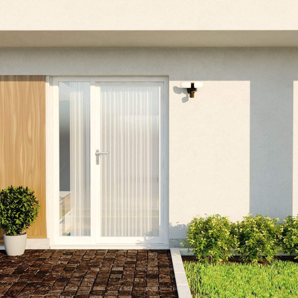 2 Light Led Outdoor Motion Sensor Adjustable Security Flood Bronze 11.5-in. W - Diamond Home USA