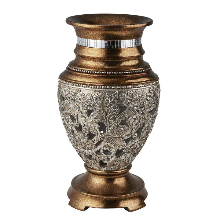 International Collection Decorative Table Top Decor Vase Traditional Polyresin