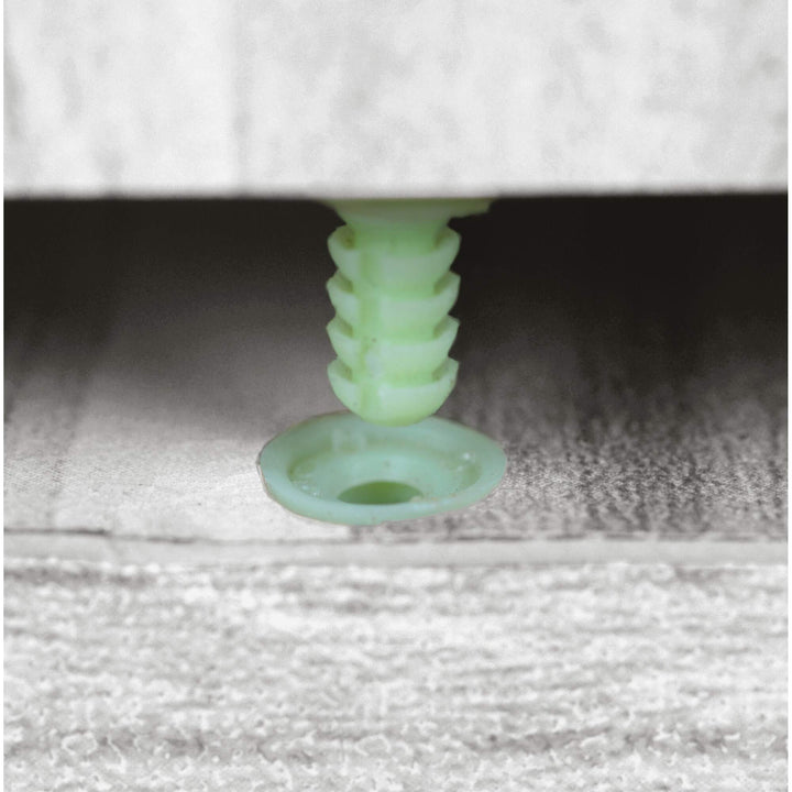 Stackable Storage Cube White Wood Grain Modern Contemporary Laminate - Diamond Home USA