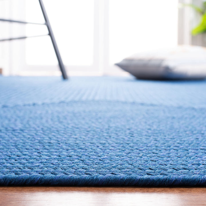 SAFAVIEH Braided Collection 2'3" x 10' Blue BRD315M Handmade Country Cottage - Diamond Home USA