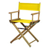 Casual Home Natural Frame/Yellow Canvas 18" Classic Height Directors-Chairs