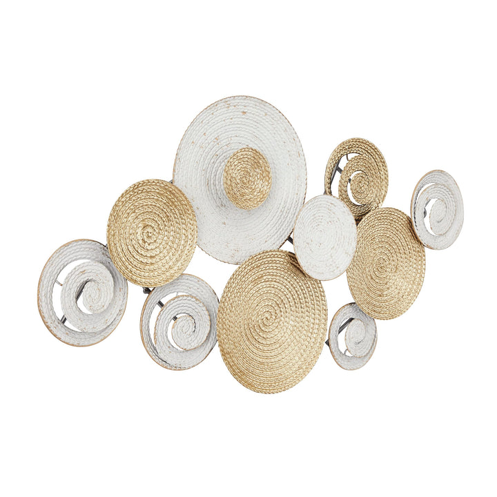 Gold Metal Contemporary Wall Modern - Diamond Home USA