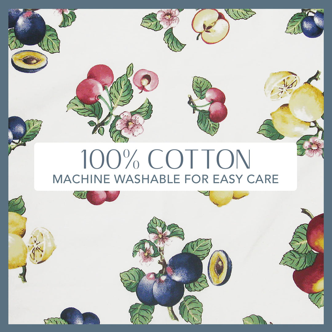 Elrene Home Fashions French Garden Cotton Fabric Reversible 14"x20" (Set of 4 - Diamond Home USA