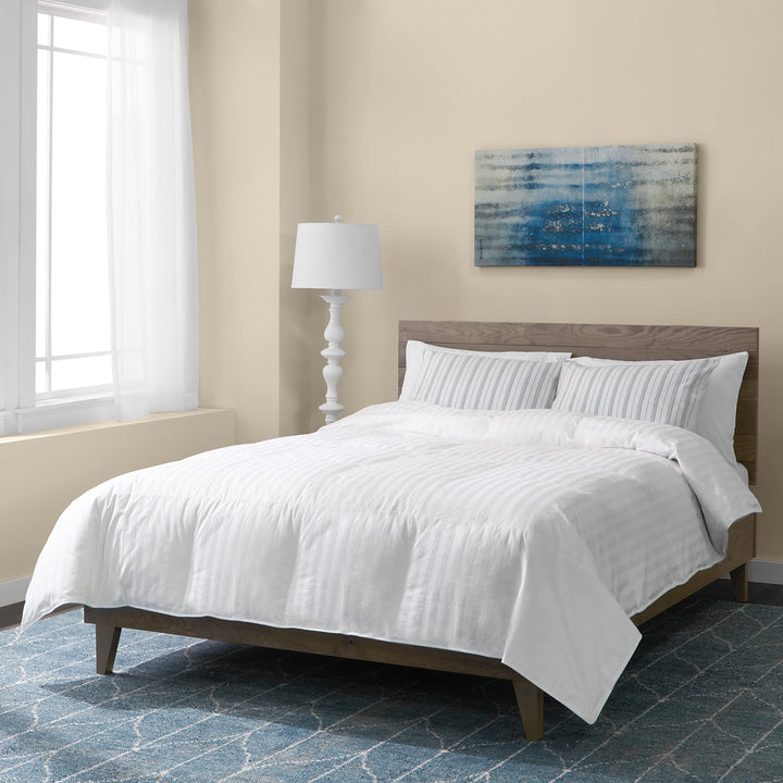 Hotel Grand 500 Thread Count Medium Warmth Siberian White Down Comforter Full