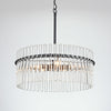 The Lighting Store Casandra 5-Light Crystal Chandelier Antique Black