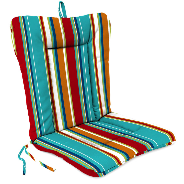Jordan Manufacturing 21" x 38" Rectangular Outdoor Chair Cushion - 38'' L x 21'' Halsey Navy - Diamond Home USA