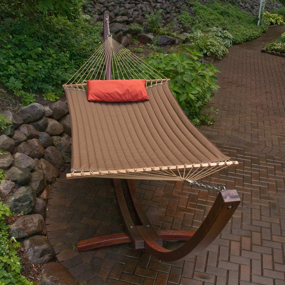 Algoma 2790202203 Reversible Sunbrella Quilted Hammock 500 lbs. Cap /13' L - Diamond Home USA