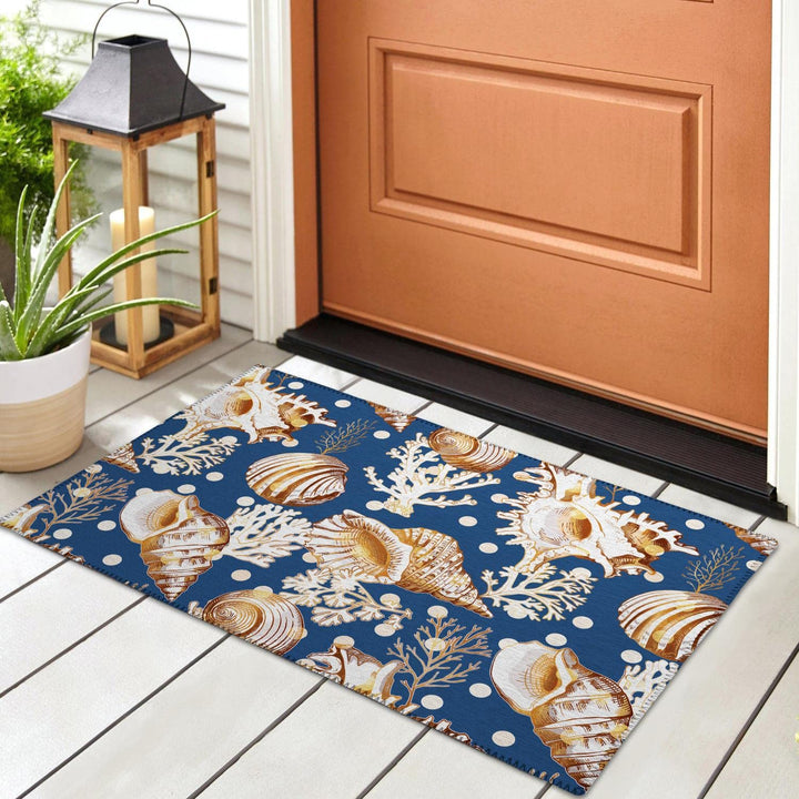 Addison Rugs Harpswell AHP38 Pearl 1'8" x 2'6" Indoor Outdoor Rug Easy Clean - Diamond Home USA