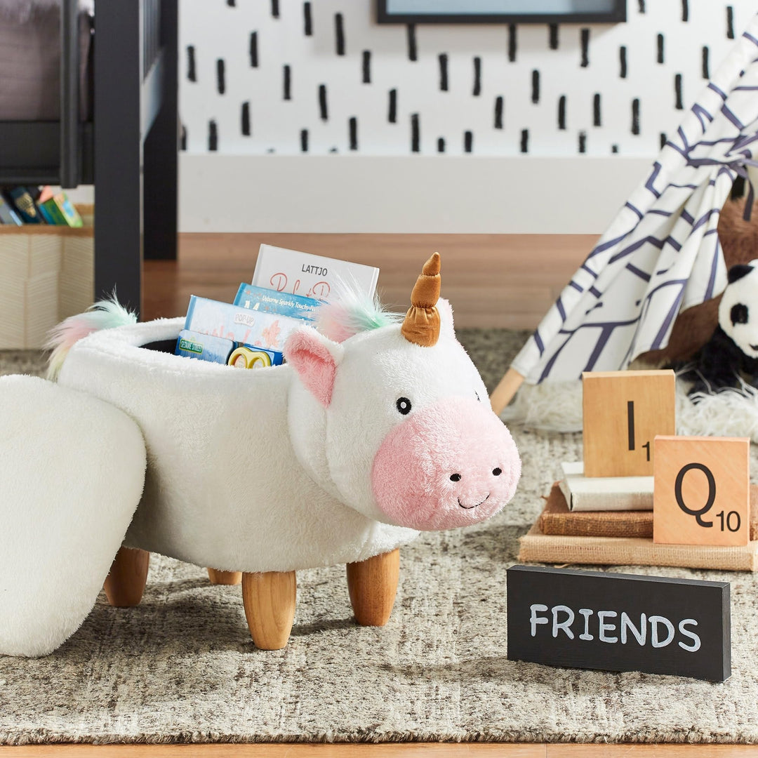 Inspire Q iQ Friends - Animal Storage Ottomans by Junior Bull Dog - Diamond Home USA