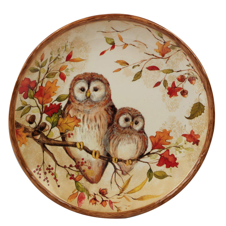 Certified International Pine Forest 10.5'' Dinner Plates Large Multicolor Set of - Diamond Home USA