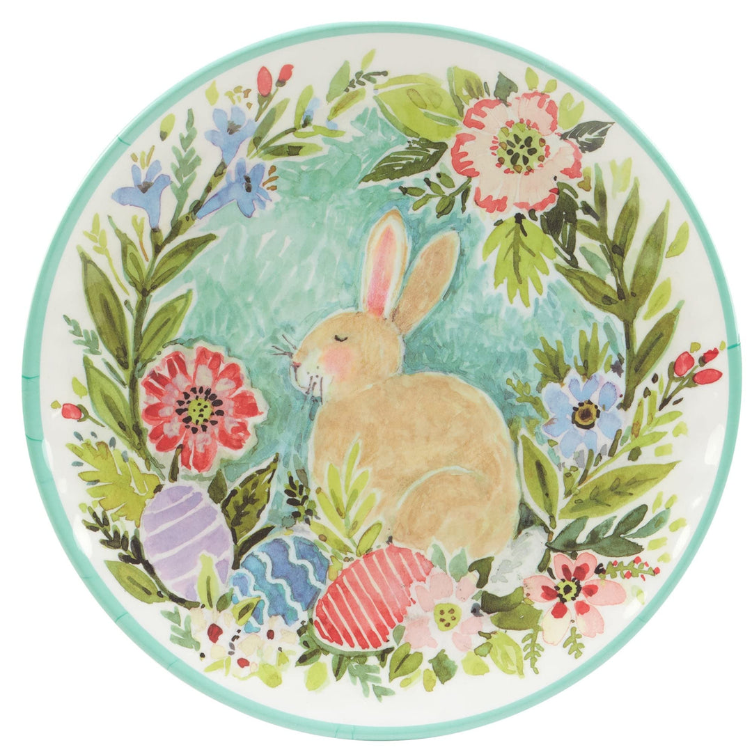 Joy Of Easter 2 Piece Platter Set 18" X 13.5" Multi Color Floral Casual - Diamond Home USA