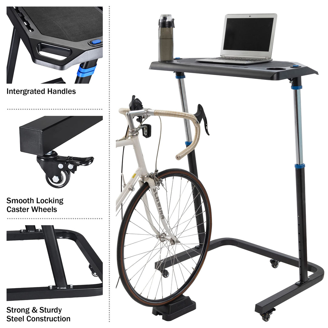 RAD Cycle Products Adjustable Bike Trainer Fitness Desk Portable Workstation - Diamond Home USA
