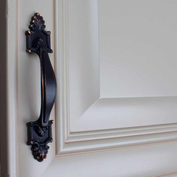 5-Pack 3-1/2 in. Center Oil Rubbed Bronze Rustic Cabinet Hardware Pulls - Diamond Home USA