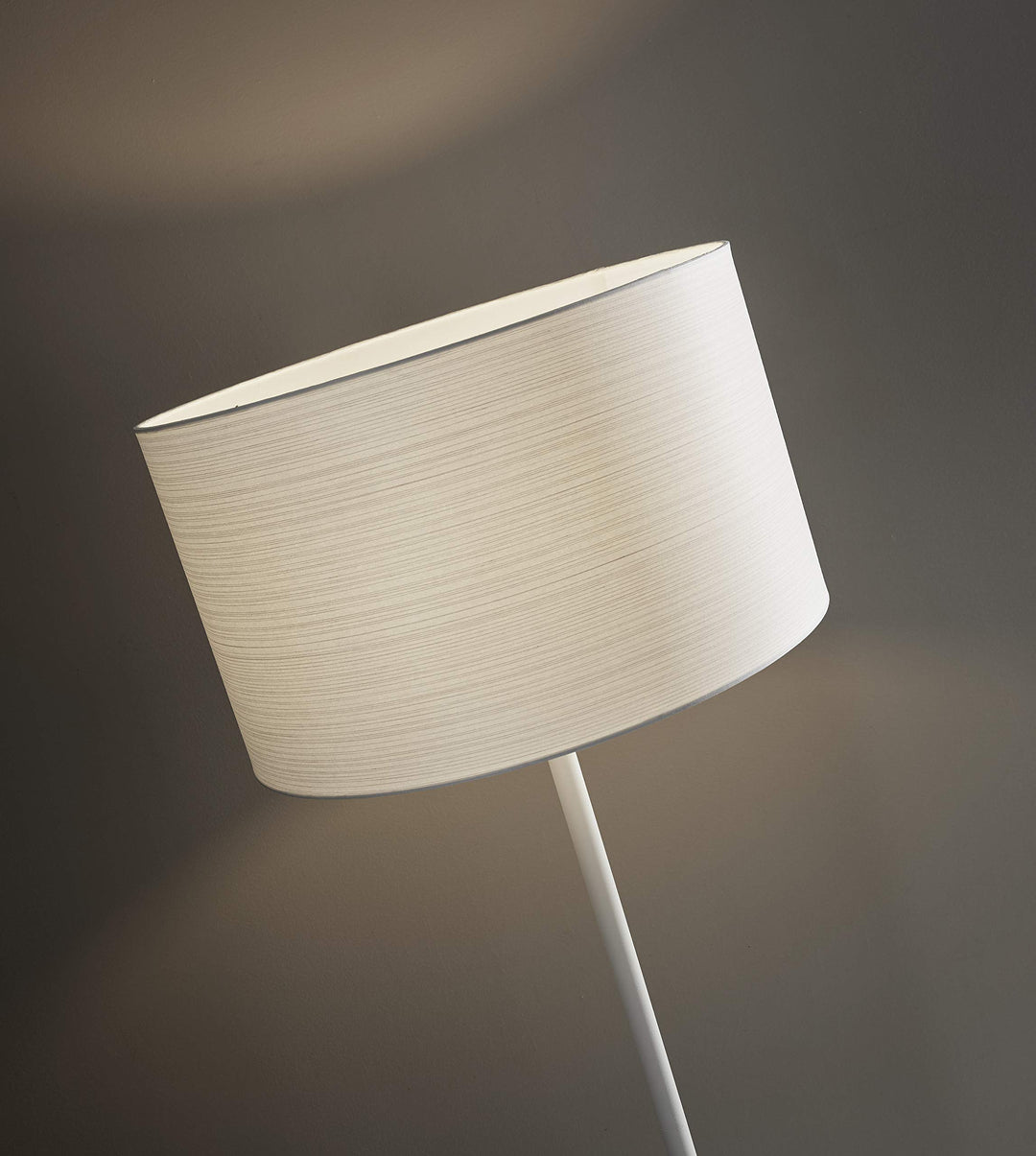 Adesso 6237-02 Oslo loor Lamp - Corrosion Resistant Scratch Proof White Matte - Diamond Home USA