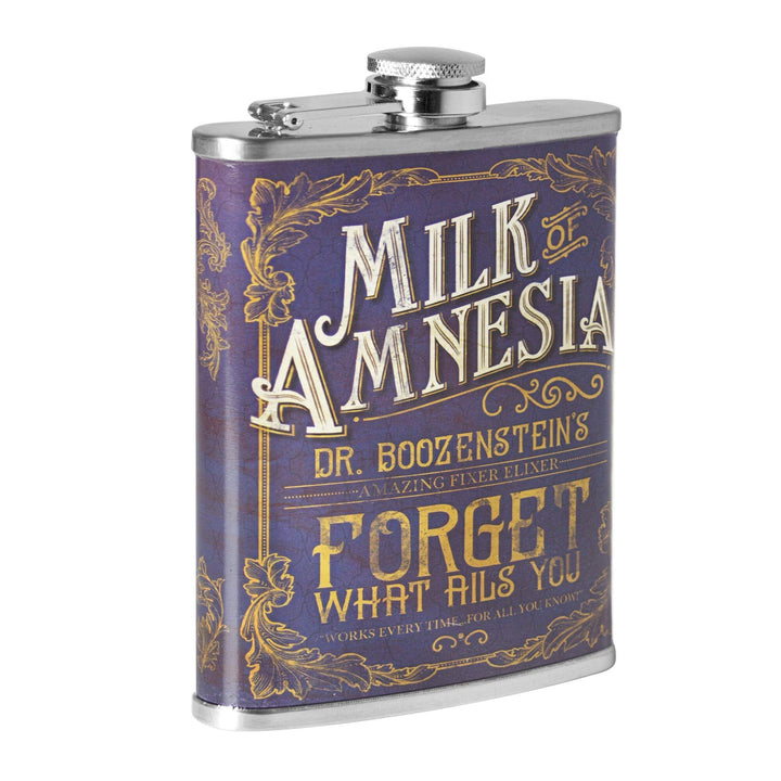 Milk Of Stainless Steel 8 Oz Flask Multi Color
