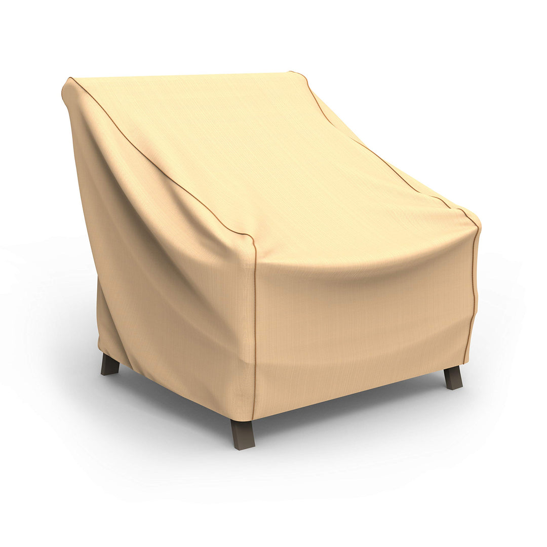 Budge NeverWet Savanna Patio Chair Cover Tan Extra-Large Extra Large - 39"H x 37"W x 41" Deep