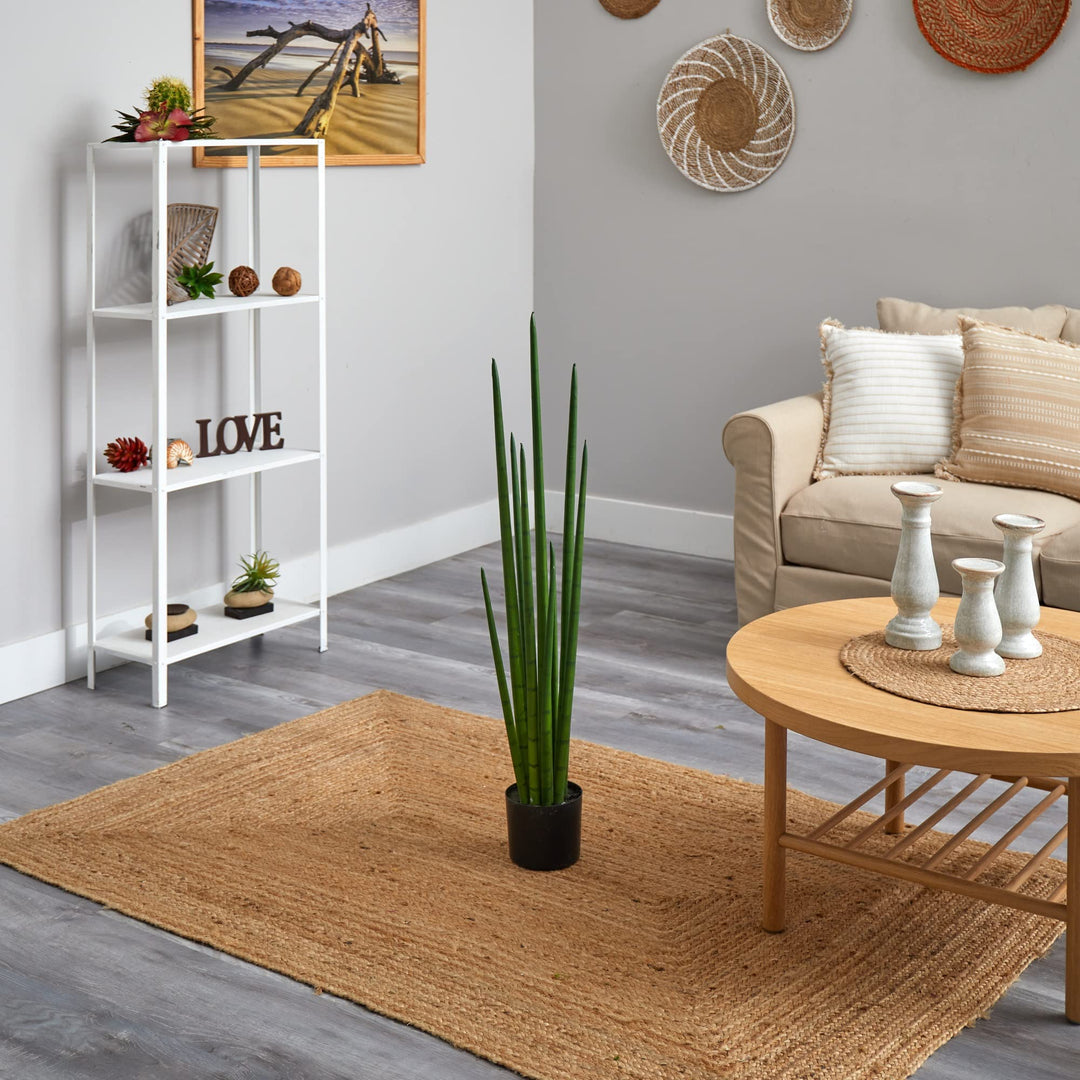 Nearly Natural 3.5ft. Sansevieria Snake Artificial Plant - Diamond Home USA