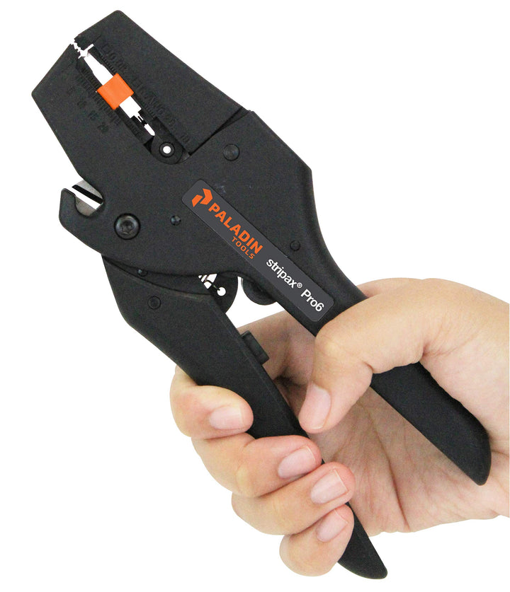Paladin STRIPAX PRO 6 Automatic Wire Stripper Tool|Premium Wire Cutter|28-10 - Diamond Home USA