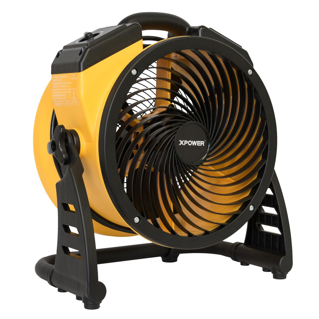 XPOWER FC-100 Heavy Duty Industrial High Velocity Whole Room Air Mover Air