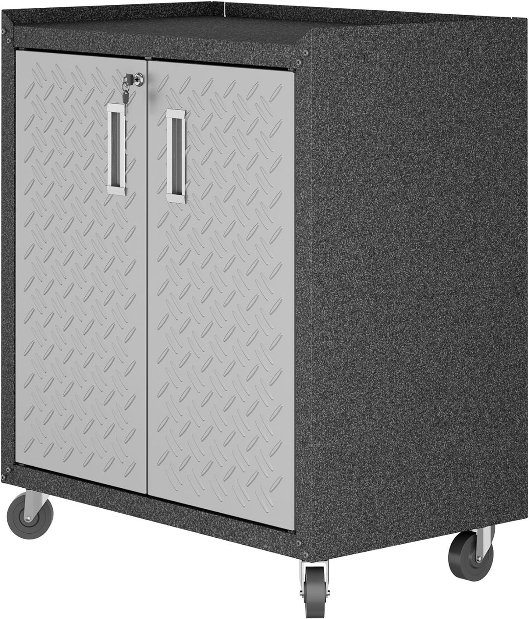 Manhattan Comfort Fortress Collection Modern Designed Mobile Storage Garage - Diamond Home USA
