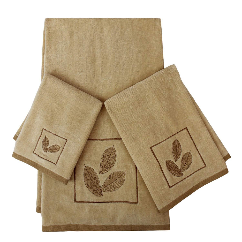 Sherry Kline Ridge 3-Piece Embellished Towel Set - Diamond Home USA