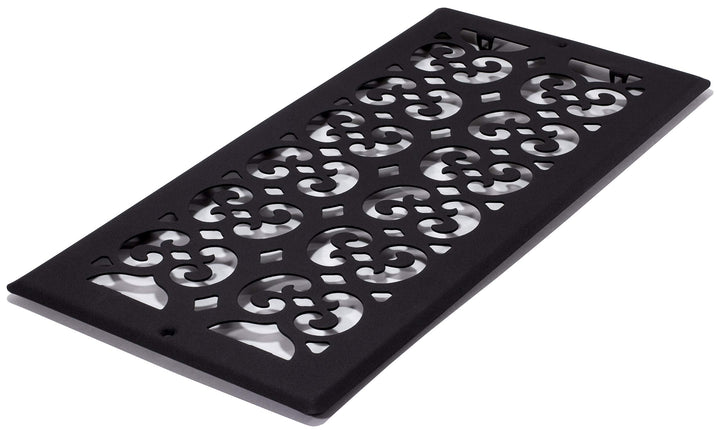 Decor Grates ST614R Cold Air Return Register 6x14 Black Textured