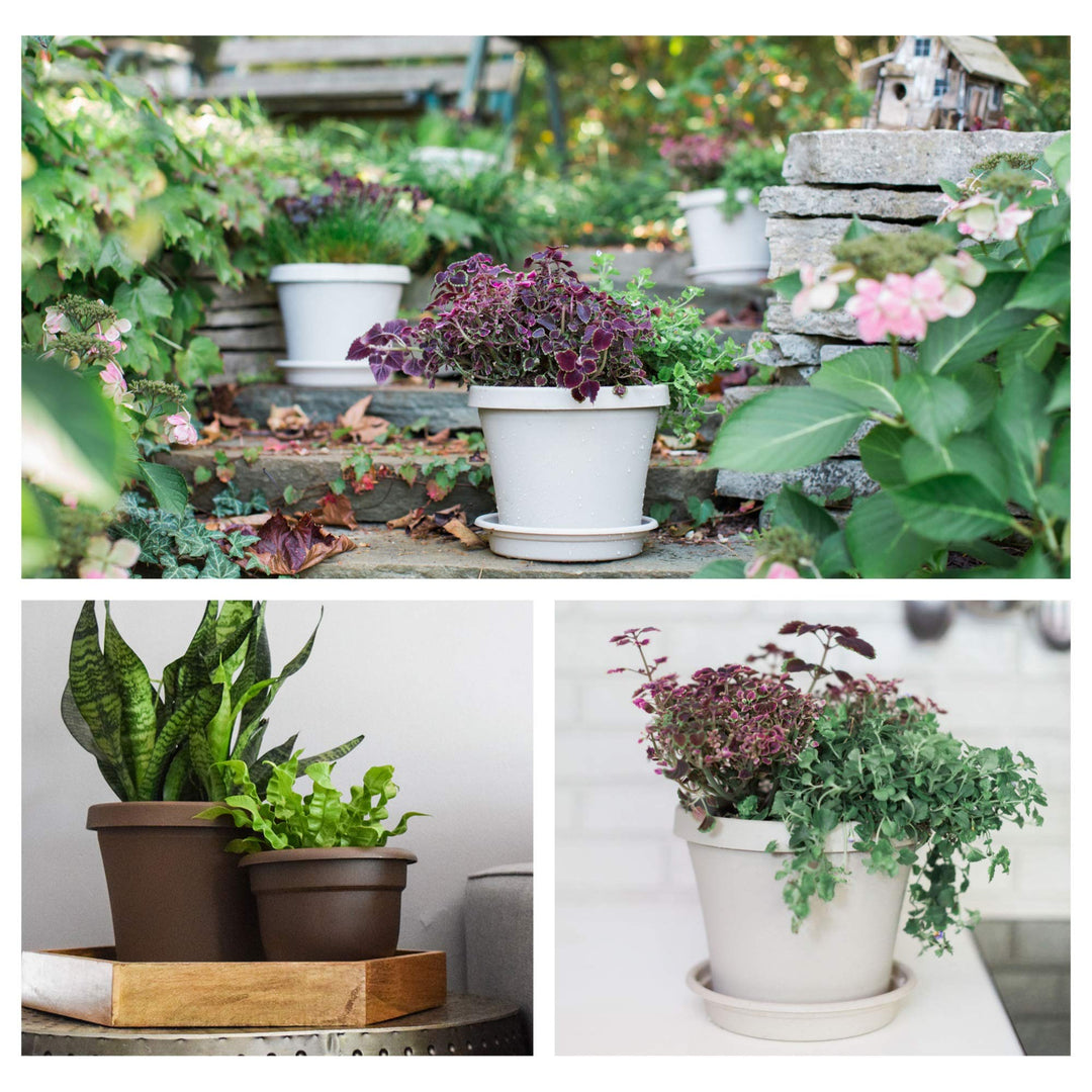 Bloem Terra Pot Planter - 24" - Living Green - Diamond Home USA