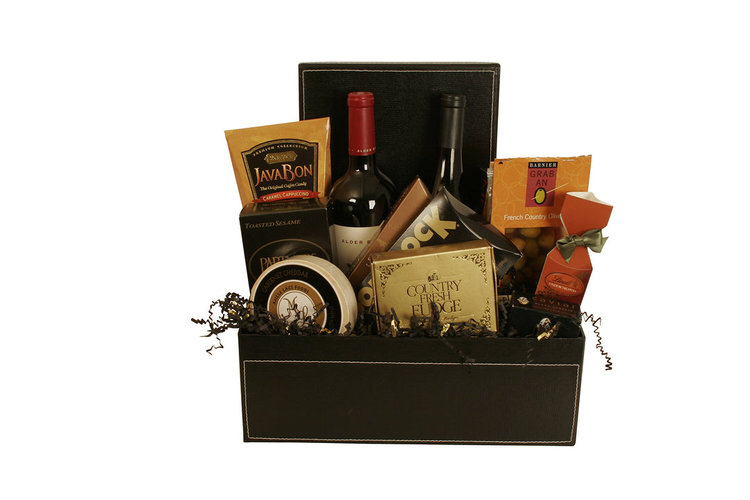 Wald Imports Black Paperboard Decorative Storage Boxes - Diamond Home USA