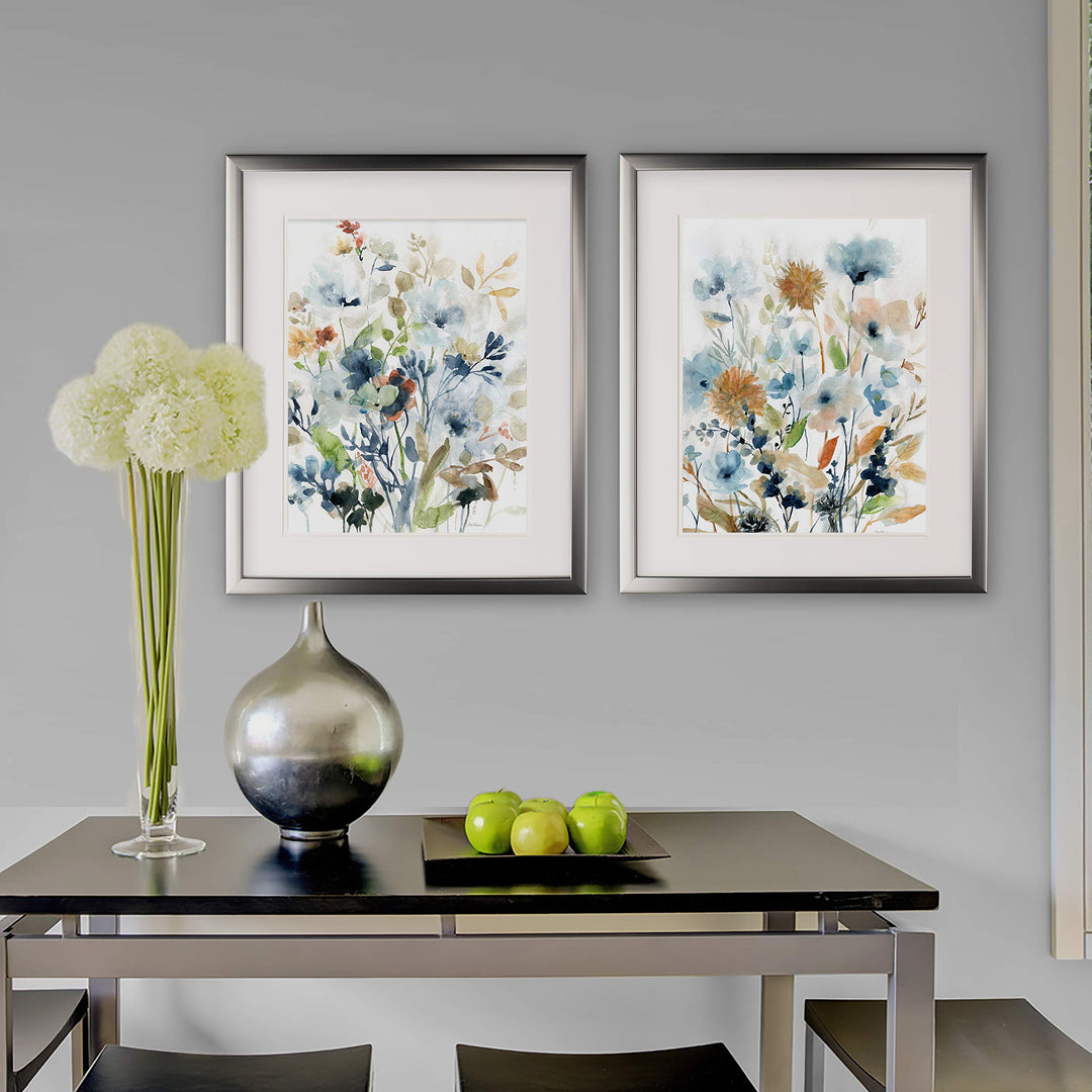 Wexford Home Holland Spring Mix-2 Piece Set-Silver Frame Art Print 16x20 Feather - Diamond Home USA