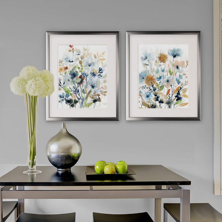 Wexford Home Holland Spring Mix-2 Piece Set-Silver Frame Art Print 16x20 Feather - Diamond Home USA