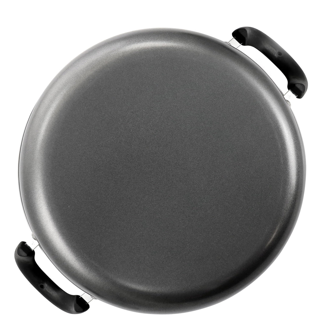 12 Inch Nonstick All Purpose Pan With Lid In Slate Grey - Diamond Home USA